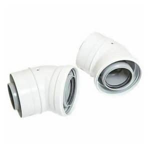 Ideal 45 Deg Flue Elbow Kit (Pair)