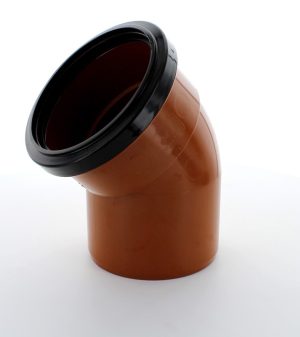 Underground 110mm 45° Single Socket Bend