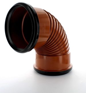 Underground 110mm 87½° Double Socket Bend