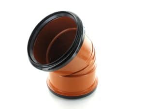 Underground 110mm 45° Double Socket Bend