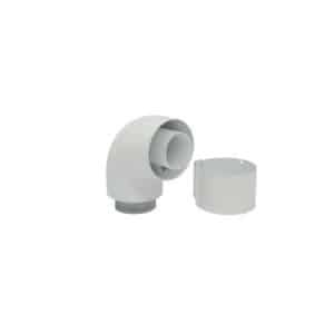 Glowworm 87° Flue Elbow