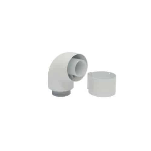Glowworm 87° Flue Elbow