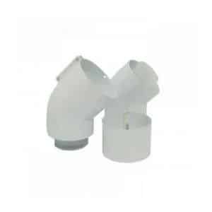 Glowworm 45° Flue Elbow (Pair)