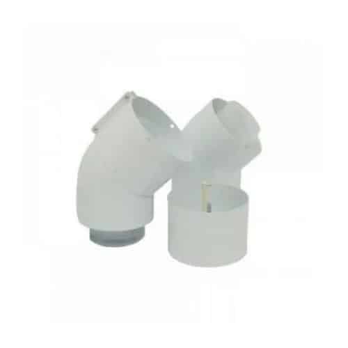 Glowworm 45° Flue Elbow (Pair)