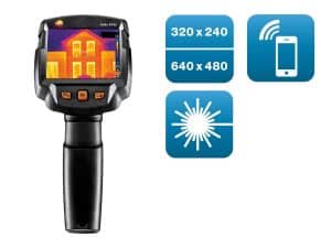 testo 872s - Thermal imager (320 x 240 pixels, App, laser)