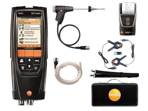 testo 320B - Flue Gas Analyser (Advanced Set)