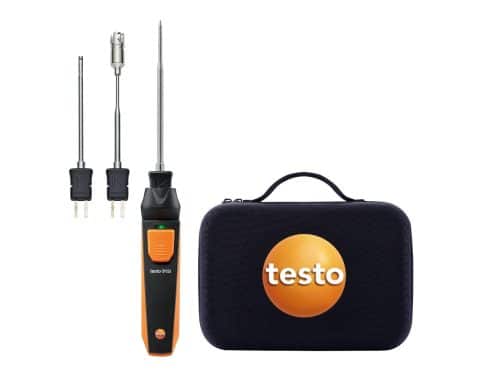 testo 915i temperature kit - Thermometer with temperature probes and smartphone operation