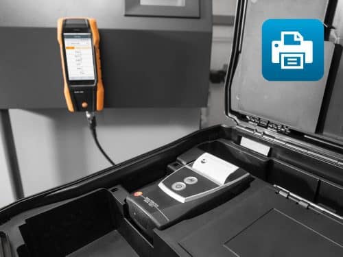 testo 300 Longlife kit with printer - flue gas analyser (O2, CO H2-compensated up to 30,000 ppm, NO) - Image 5
