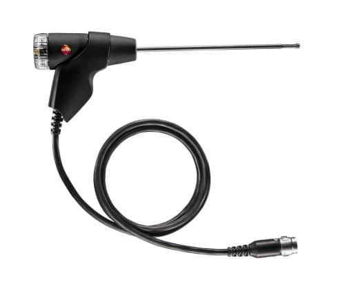 Compact basic flue gas probe, 180 mm, Ø 6 mm, Tmax 500 °C