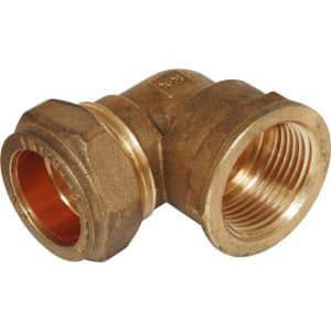 Compression Elbow Female Iron