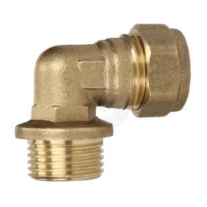 Compression Elbow Male Iron