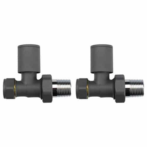 Eco Rail Antracite Cylindrical Valves - Image 2