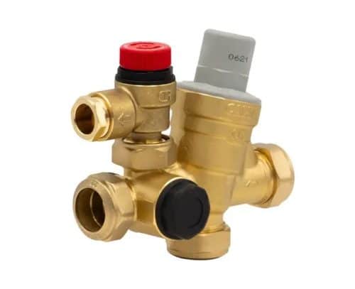 Caleffi 22mm 1 Piece Loose Nut Type Multibloc 3/6 Bar - Image 2