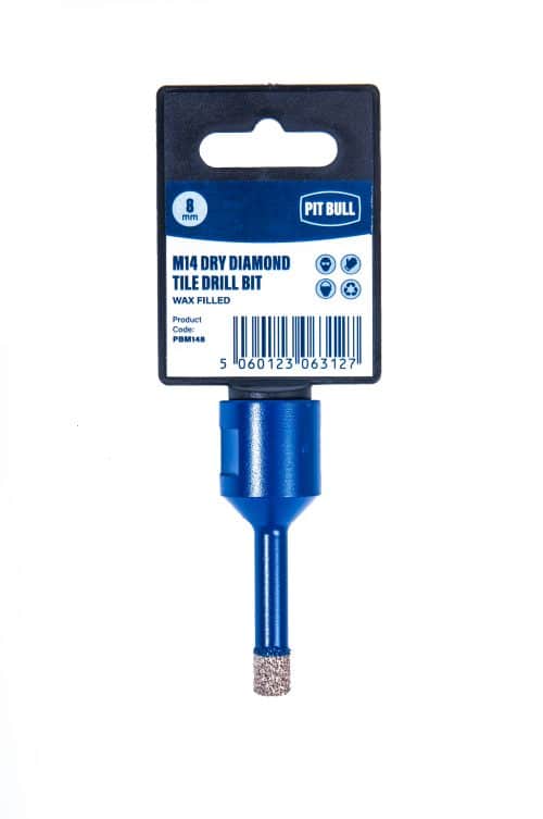 Pit Bull M14 Dry Diamond Tile Drill Bit