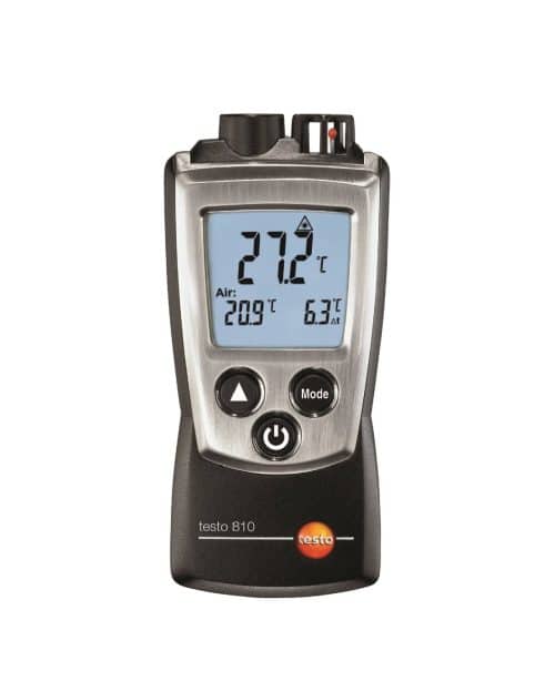 testo 810 - 2 channel Infrared Thermometer (with TopSafe case) - Image 2