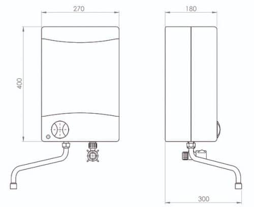 Hyco Handyflow Oversink Vented Point Of Use Water Heater - Image 2