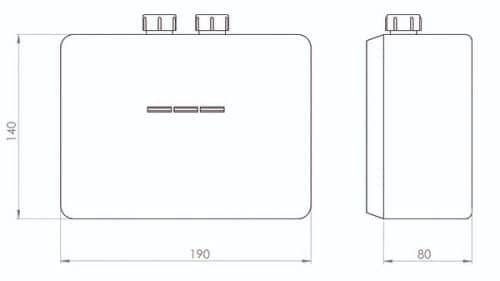 Rho Instantaneous Inline Water Heater - Image 3